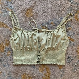 Green top from Urban Outfitters